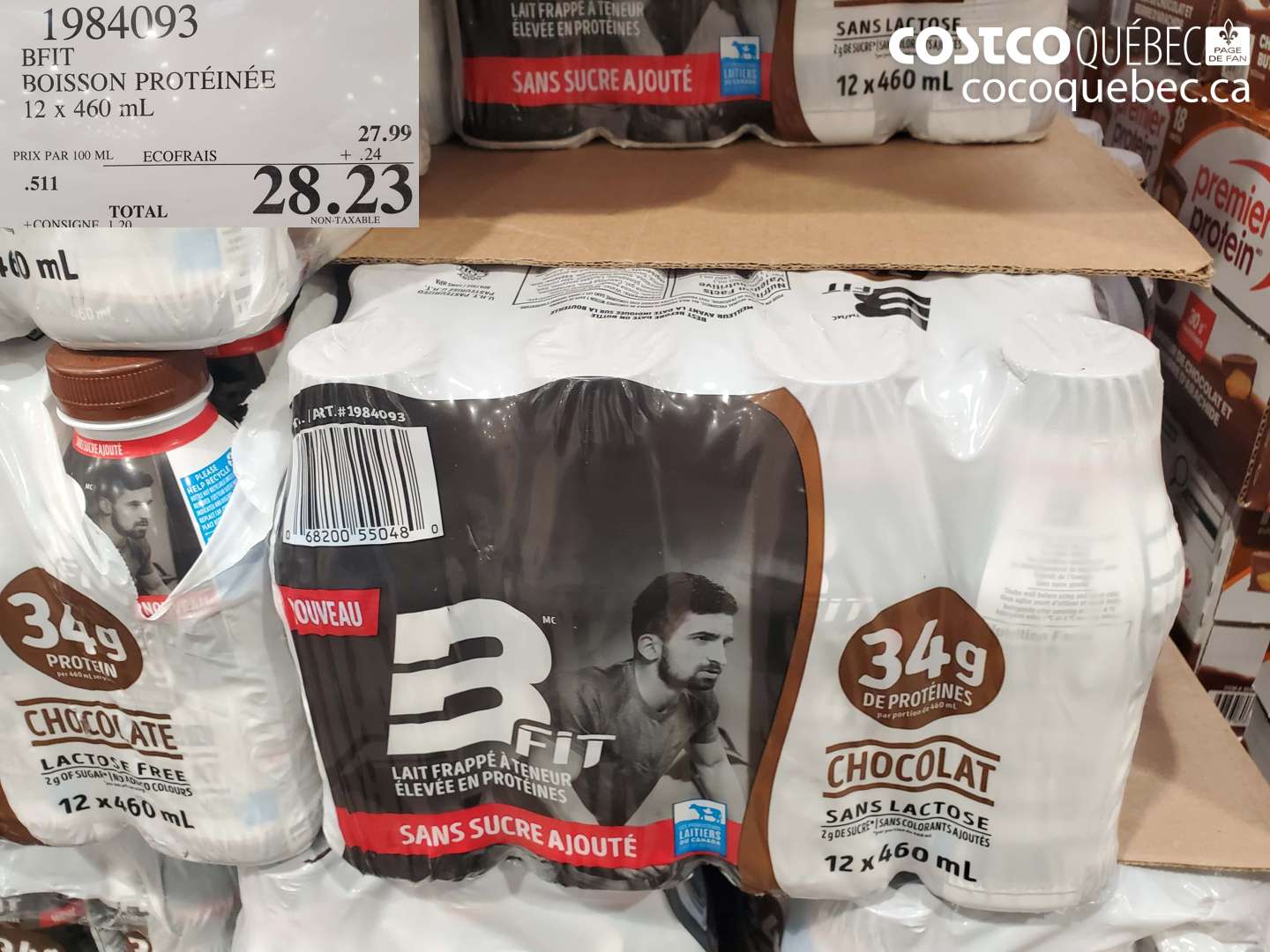 1984093 BFIT BOISSON PROTÉINÉE $28.23