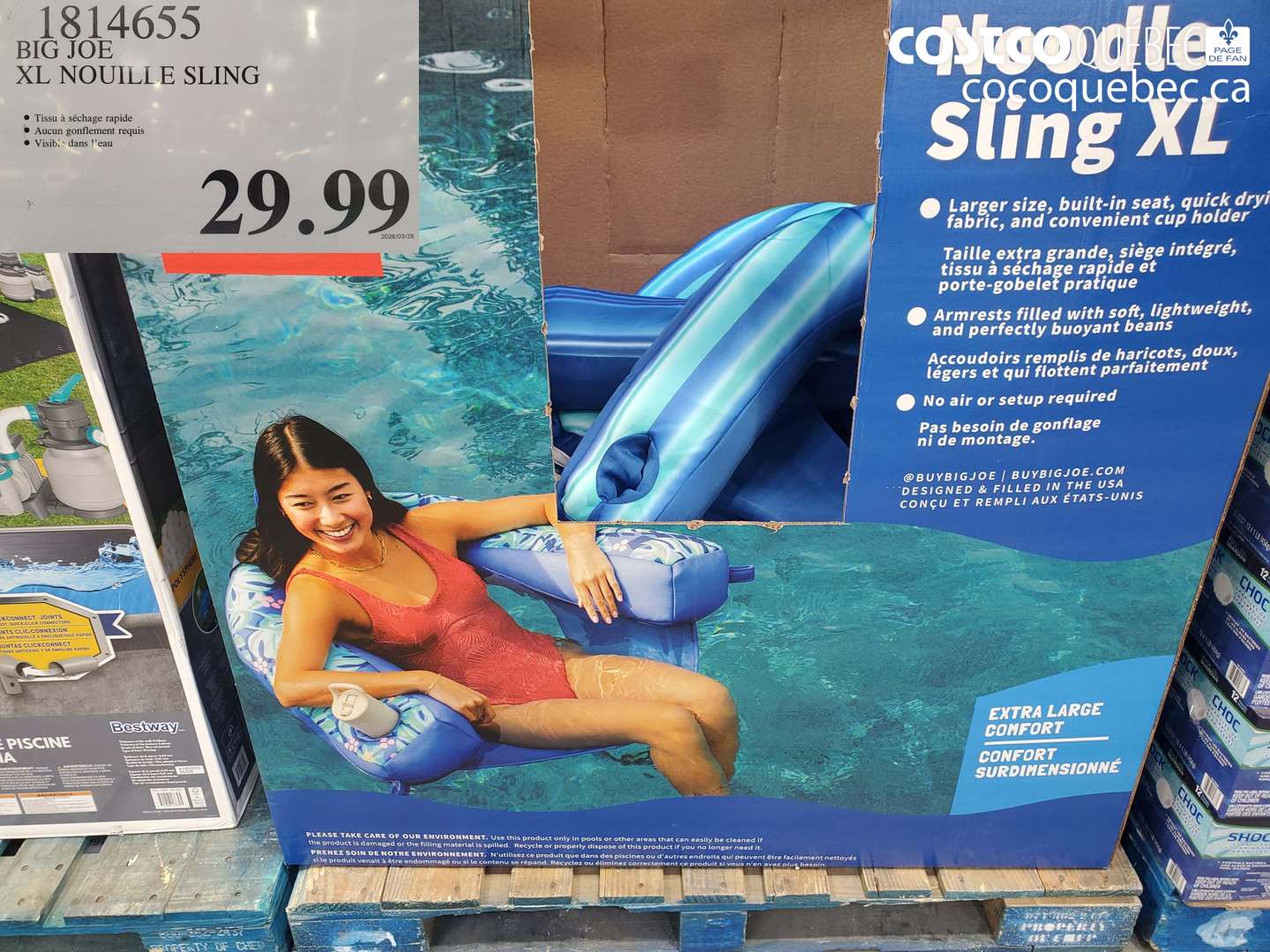 1814655 BIG JOE XL NOULLE SLING $29.99