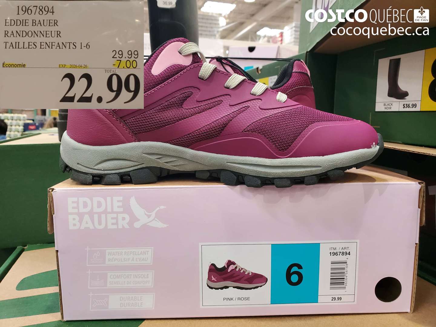 1967894 EDDIE BAUER RANDONNEUR TAILLES ENFANTS 1-6 ($7.00 INSTANT SAVINGS EXPIRES ON 2026-04-26) $22.99