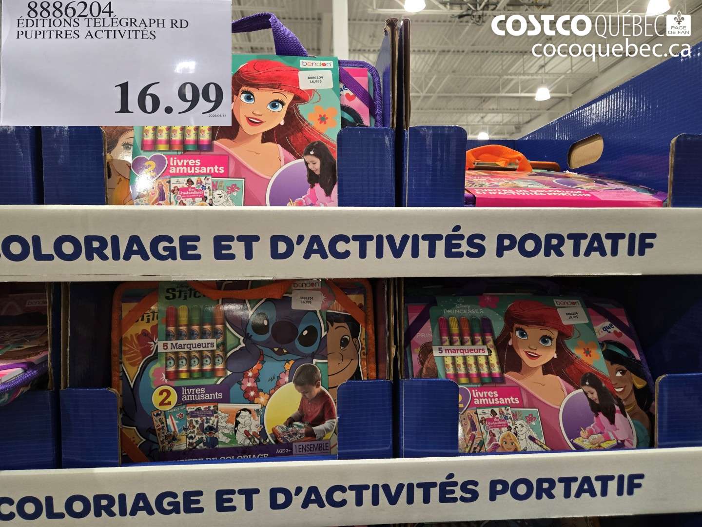 8886204 ÉDITIONS TELÉGRAPH RD PUPITRES ACTIVITÉS $16.99