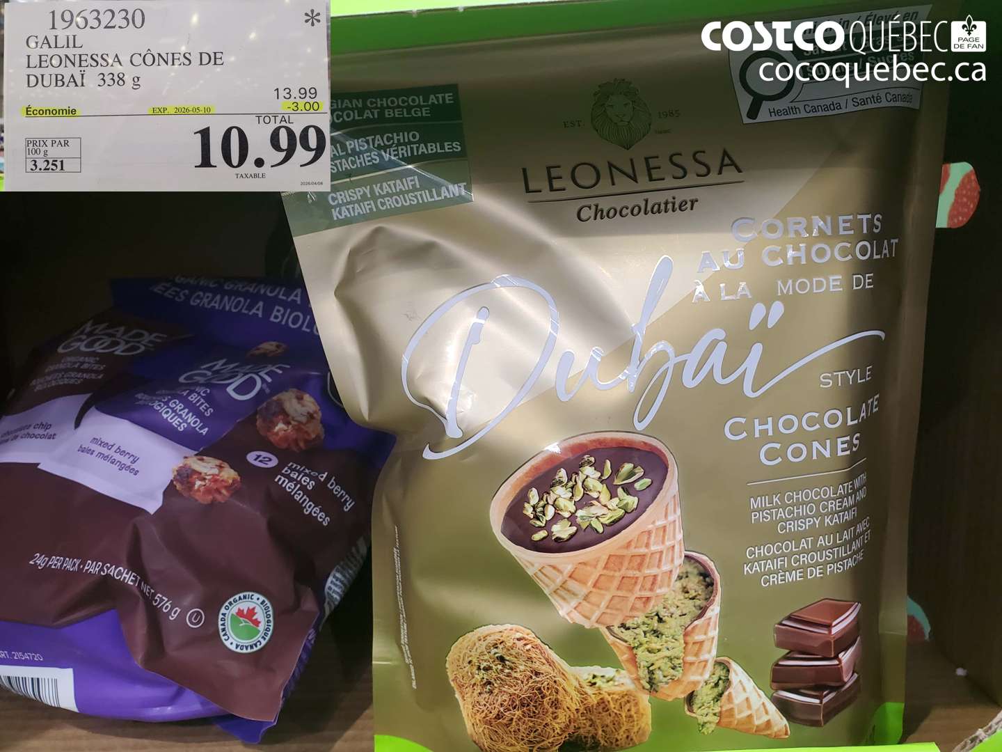 1963230 GALIL LEONESSA CÔNES DE DUBAI 338 G ($3.00 INSTANT SAVINGS EXPIRES ON 2026-05-10) $10.99