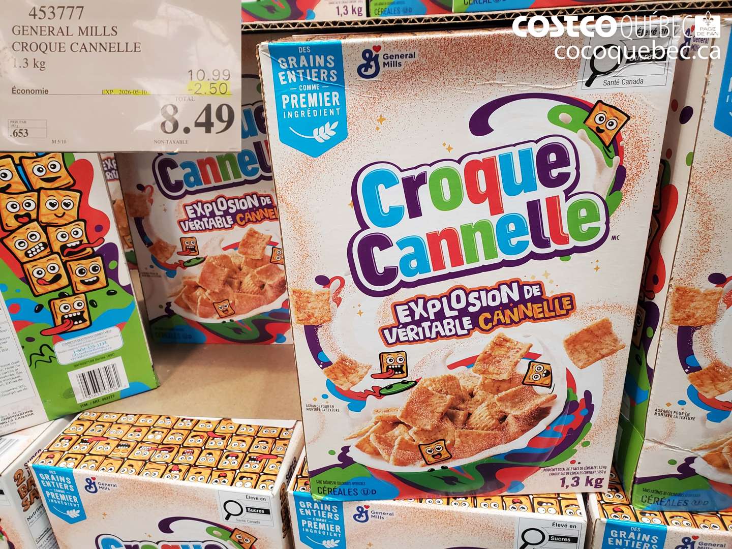 453777 GENERAL MILLS CROQUE CANNELLE 1.3 KG ($2.50 INSTANT SAVINGS EXPIRES ON 2026-05-10) $8.49