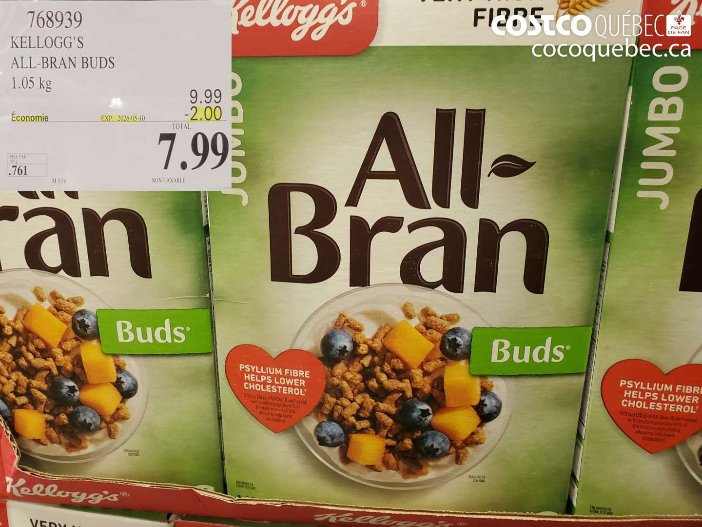 768939 KELLOGG'S ALL-BRAN BUDS ($2.00 INSTANT SAVINGS EXPIRES ON 2026-05-10) $7.99