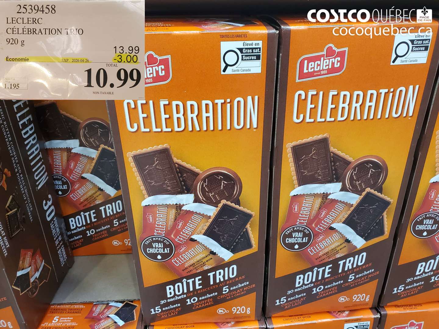 2539458 LECLERC CÉLÉBRATION TRIO ($3.00 INSTANT SAVINGS EXPIRES ON 2026-04-26) $10.99