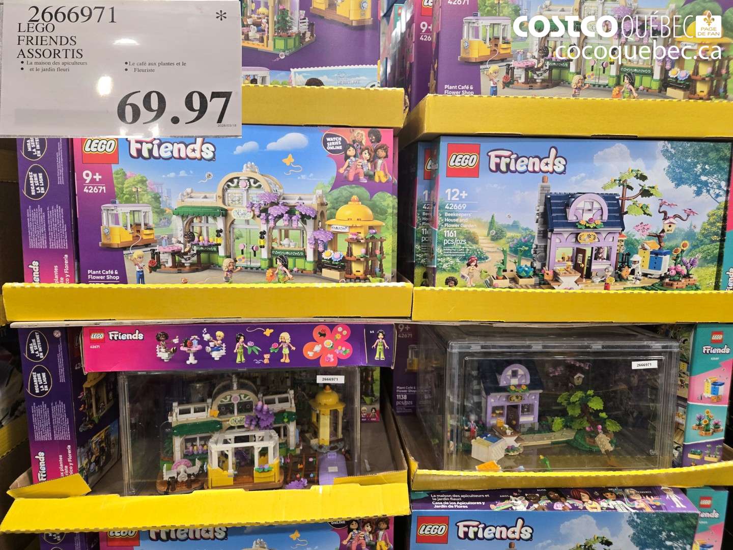2666971 LEGO FRIENDS ASSORTIS $69.97