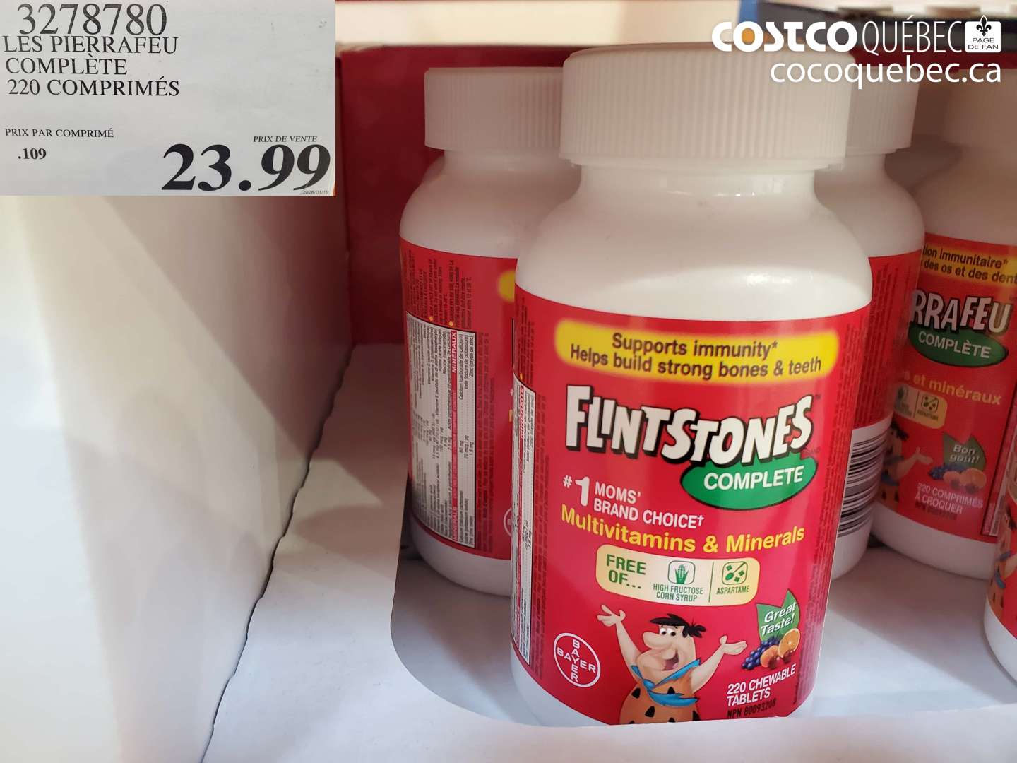 3278780 LES PIERRE A FEU COMPLETE 220 COMPRIMÉS $23.99