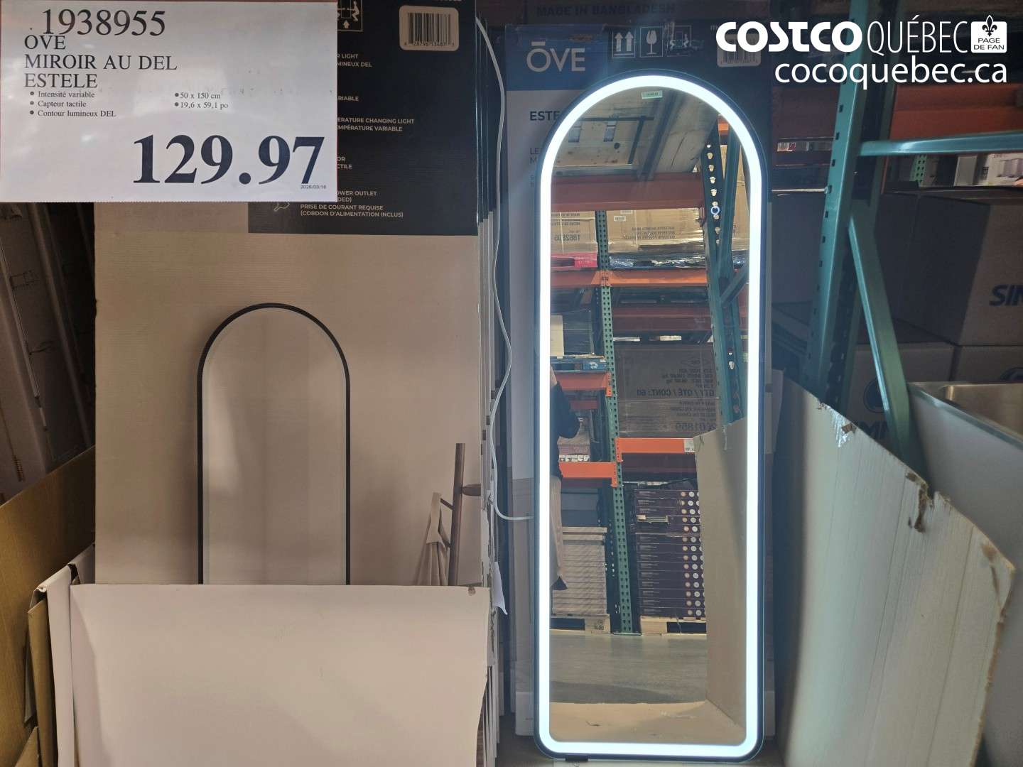 1938955 MIROIR AU DEL ESTELE $129.97