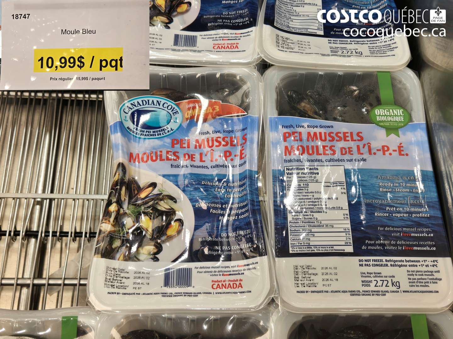 18747 MOULE BLEU $10.99