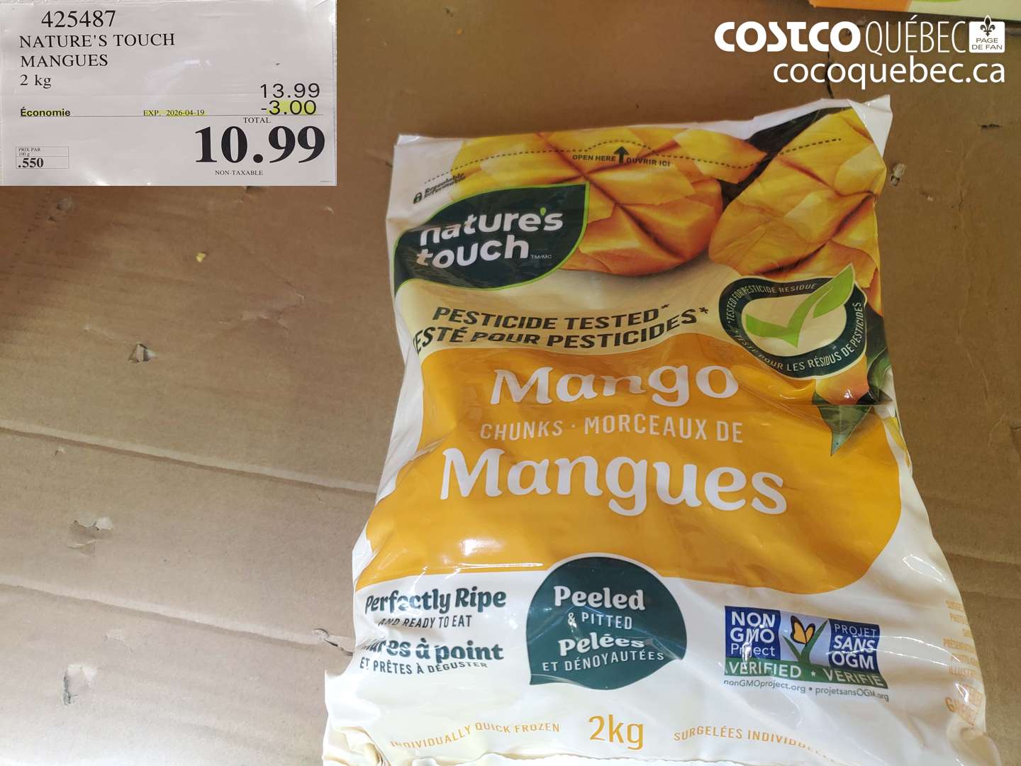 425487 NATURE'S TOUCH MANGUES ($3.00 INSTANT SAVINGS EXPIRES ON 2026-04-19) $10.99