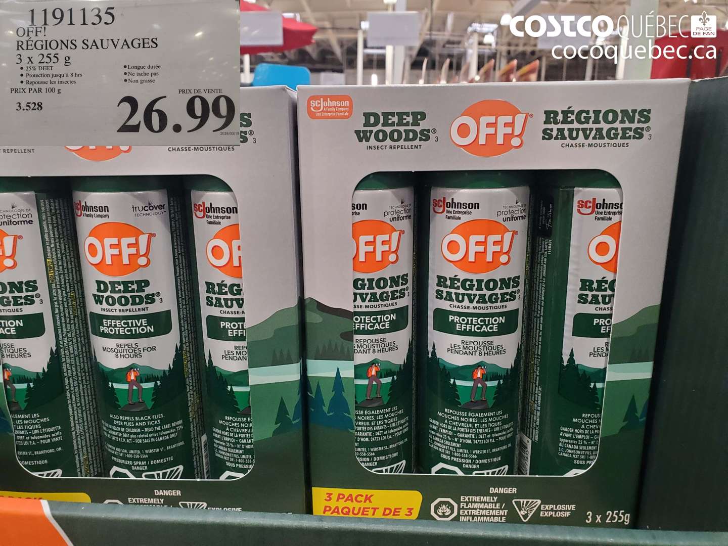 1191135 OFF! RÉGIONS SAUVAGES $26.99