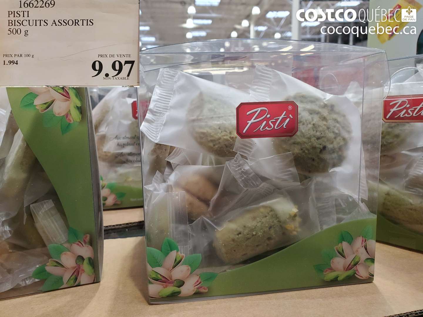 1662269 PISTI BISCUITS ASSORTIS 500 G $9.97