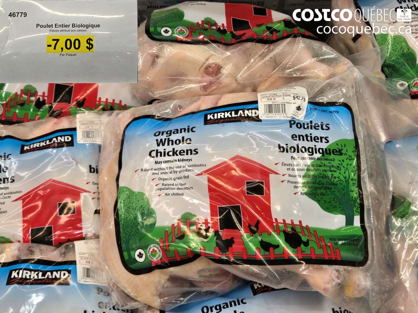 46779 POULET ENTIER BIOLOGIQUE ($7.00 INSTANT SAVINGS)