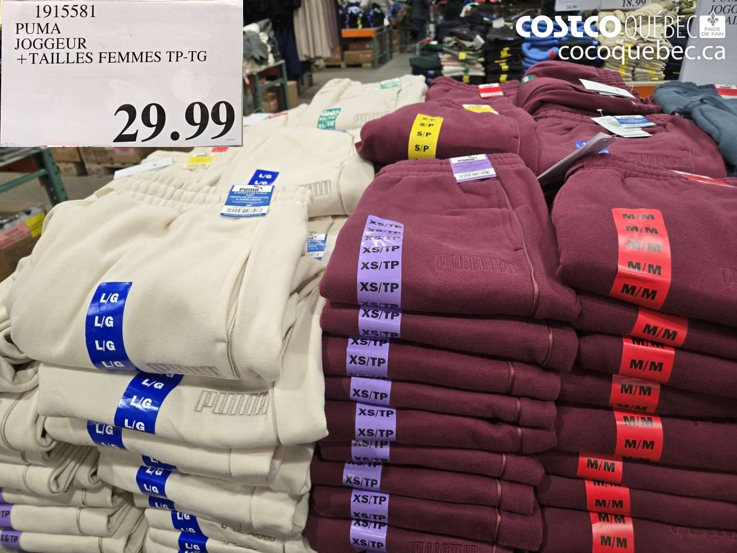 1915581 PUMA JOGGEUR +TAILLES FEMMES TP-TG $29.99