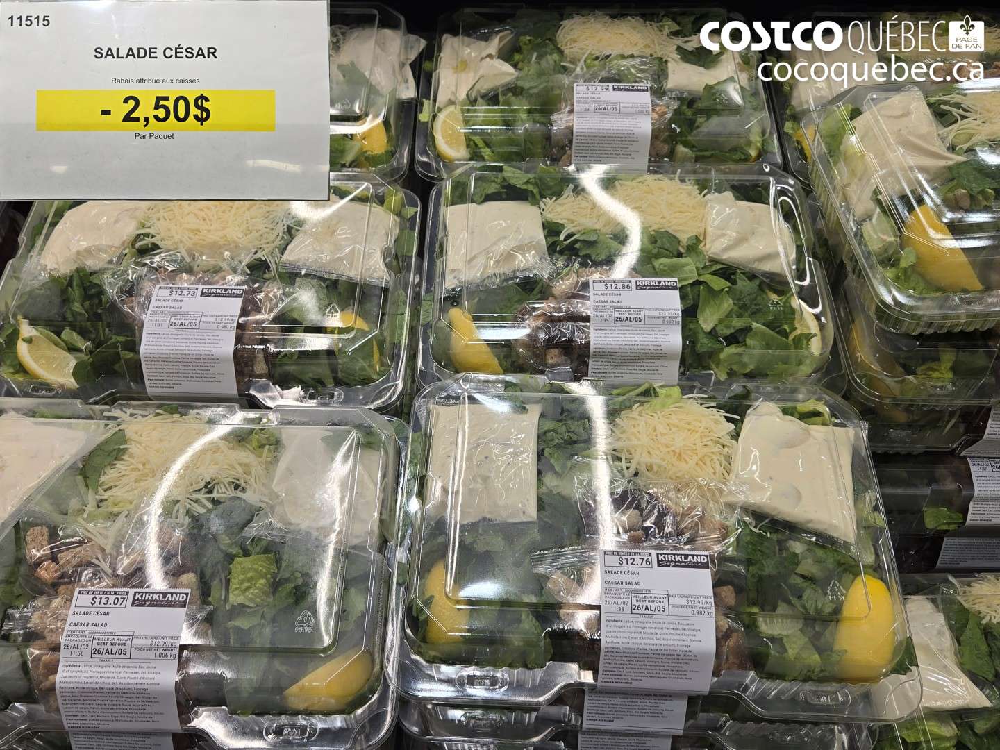 11515 SALADE CÉSAR ($2.50 INSTANT SAVINGS)
