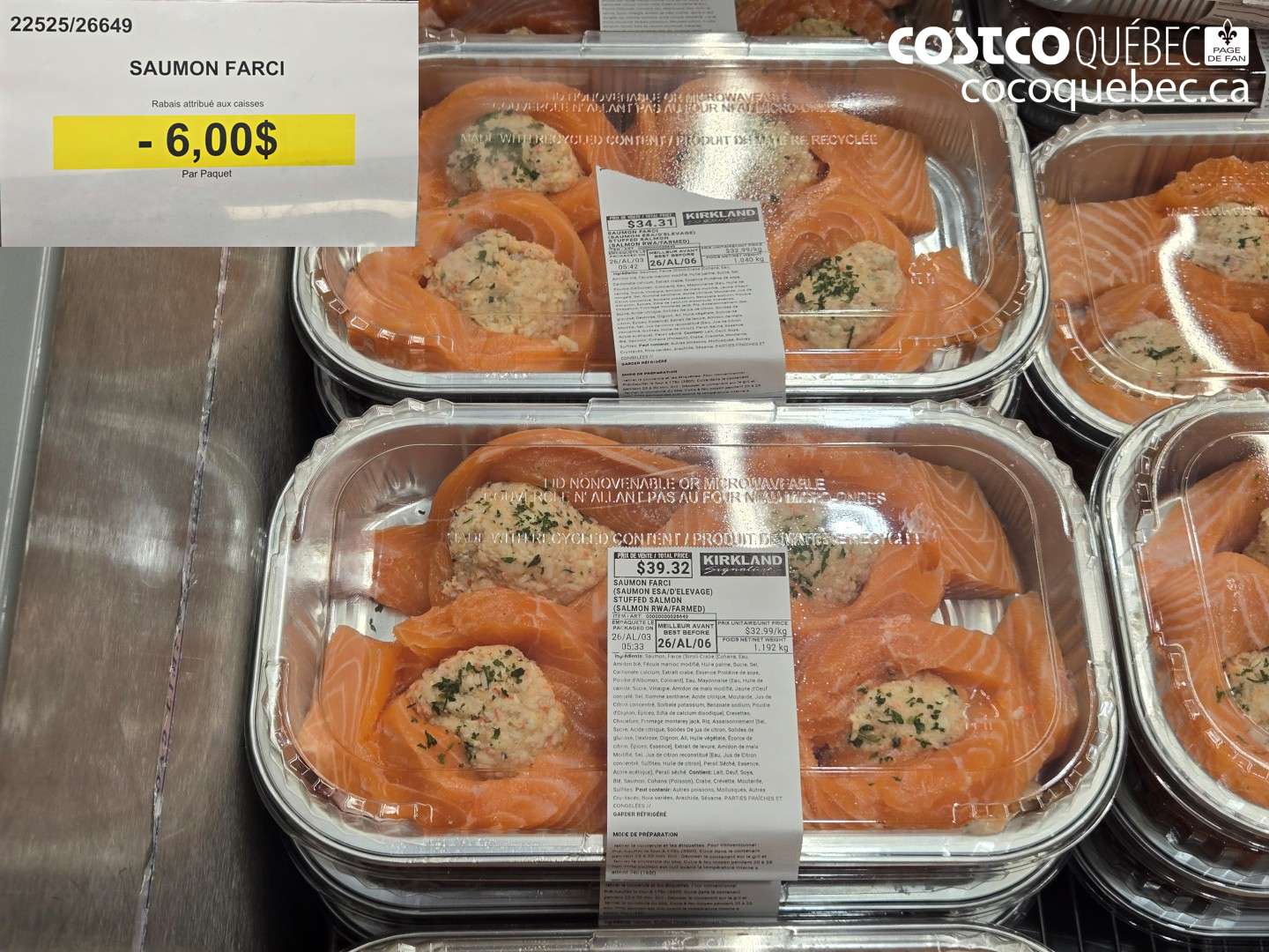 26649 SAUMON FARCI ($6.00 INSTANT SAVINGS)