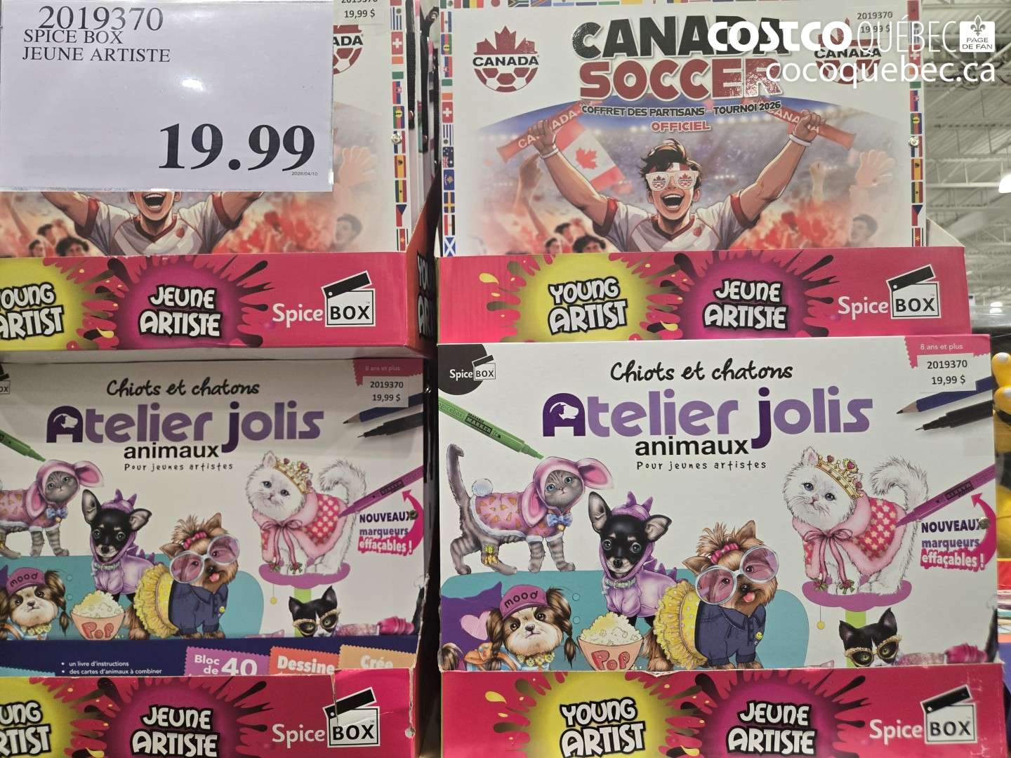 2019370 SPICE BOX JEUNE ARTISTE $19.99