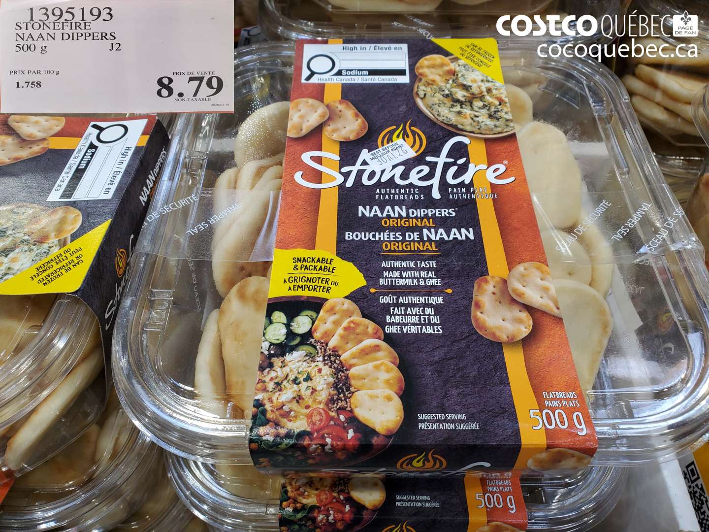 1395193 STONEFIRE NAAN DIPPERS $8.79