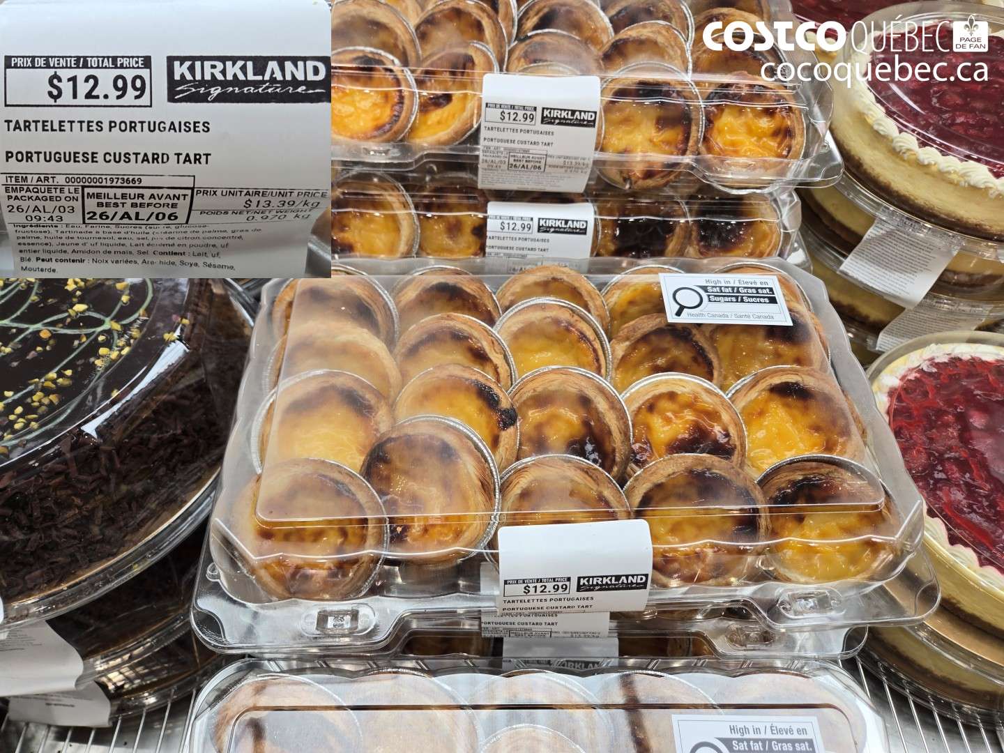 1973669 TARTELETTES PORTUGAISES $12.99
