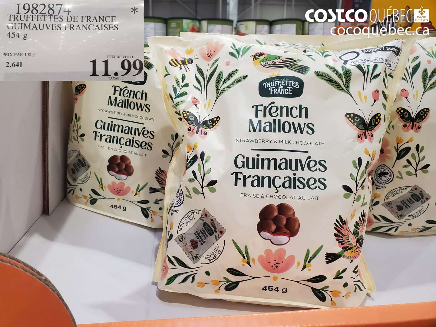 1982874 TRUFFETTES DE FRANCE GUIMAUVES FRANCAISES $11.99