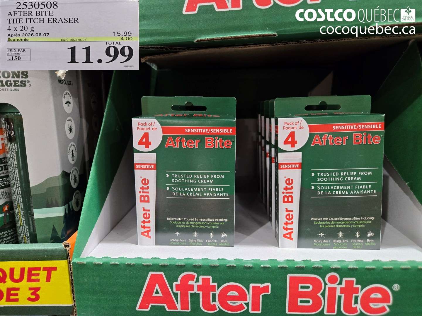 2530508 AFTER BITE THE ITCH ERASER ($4.00 INSTANT SAVINGS EXPIRES ON 2026-06-07) $11.99