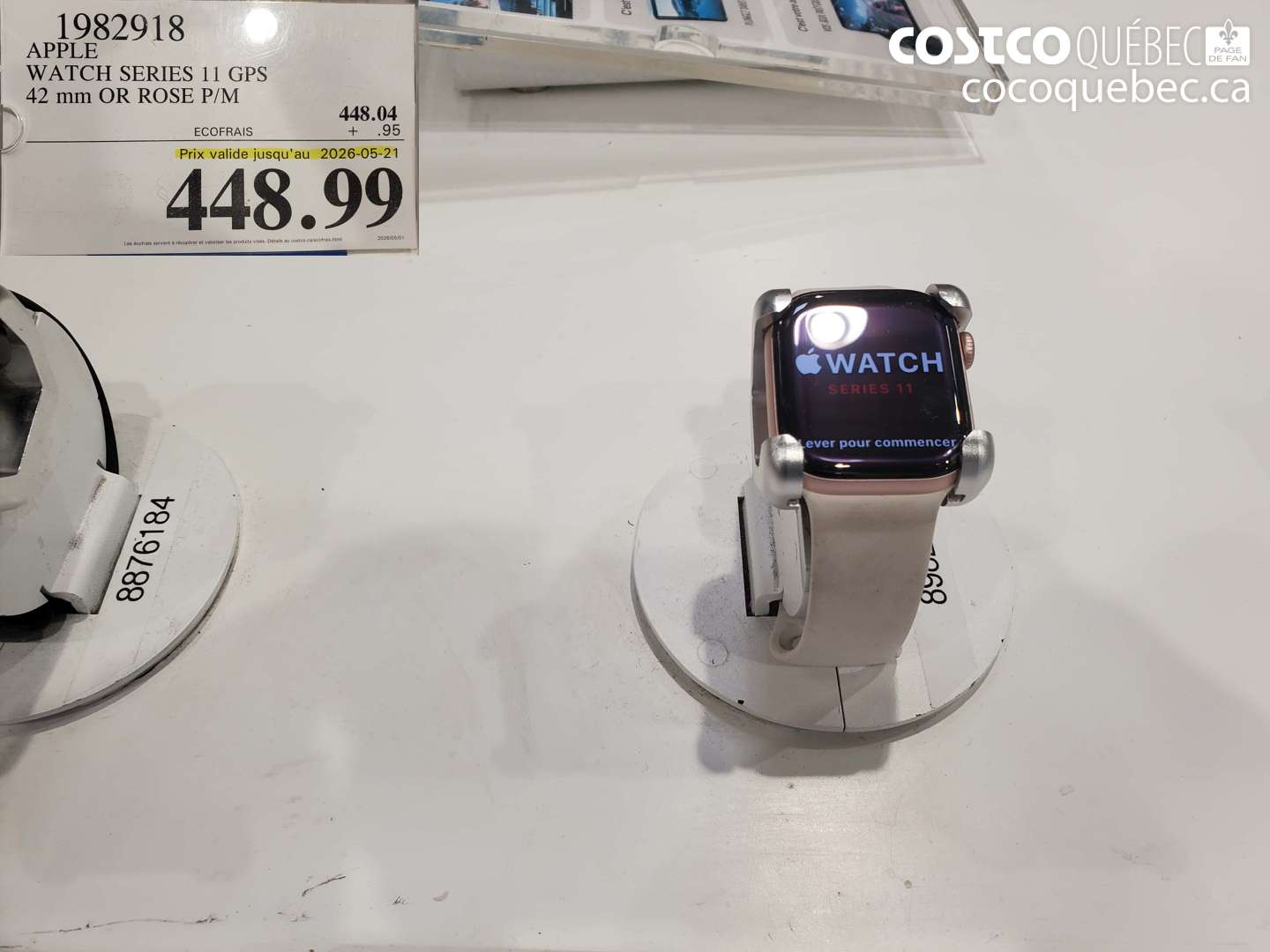1982918 APPLE WATCH SERIES 11 GPS 42 MM OR ROSE P/M (EXPIRES ON 2026-05-21) $448.99