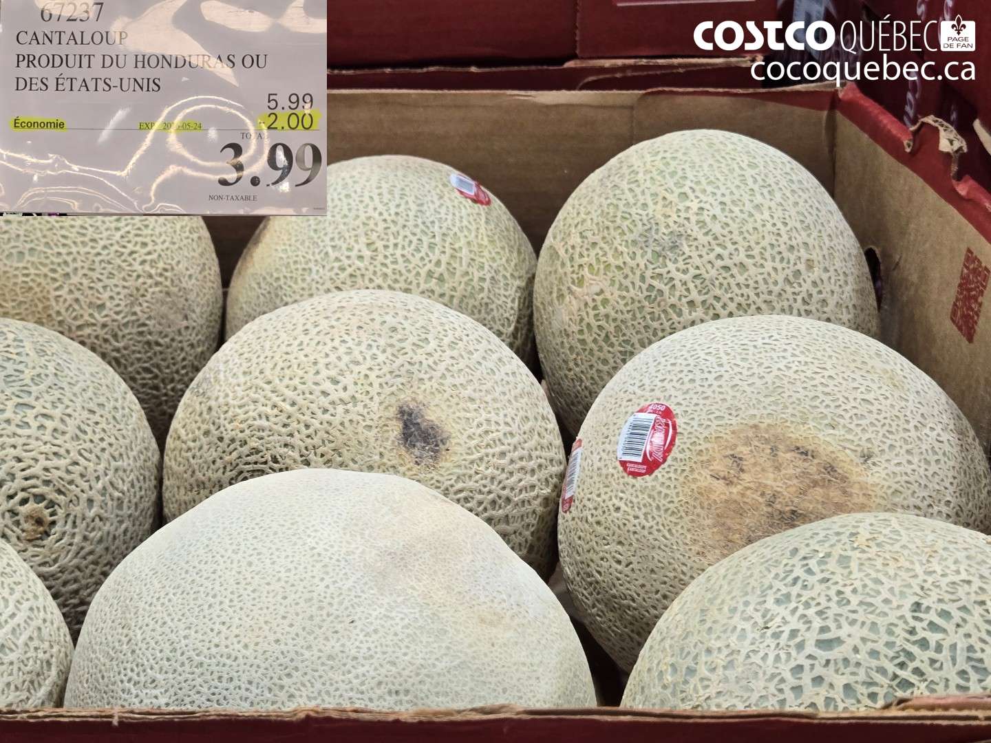 67237 CANTALOUP ($2.00 INSTANT SAVINGS EXPIRES ON 2023-05-24) $3.99