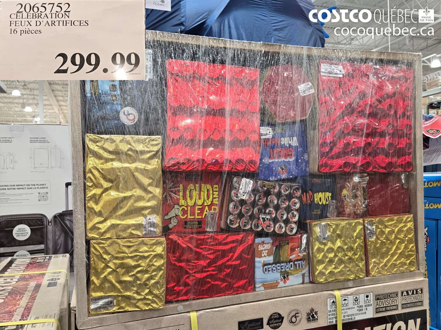 2065752 CELEBRATION FEUX D'ARTIFICES OFF $299.99