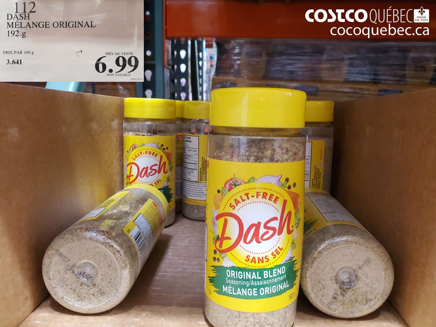 112 DASH MÉLANGE ORIGINAL 192 G $6.99