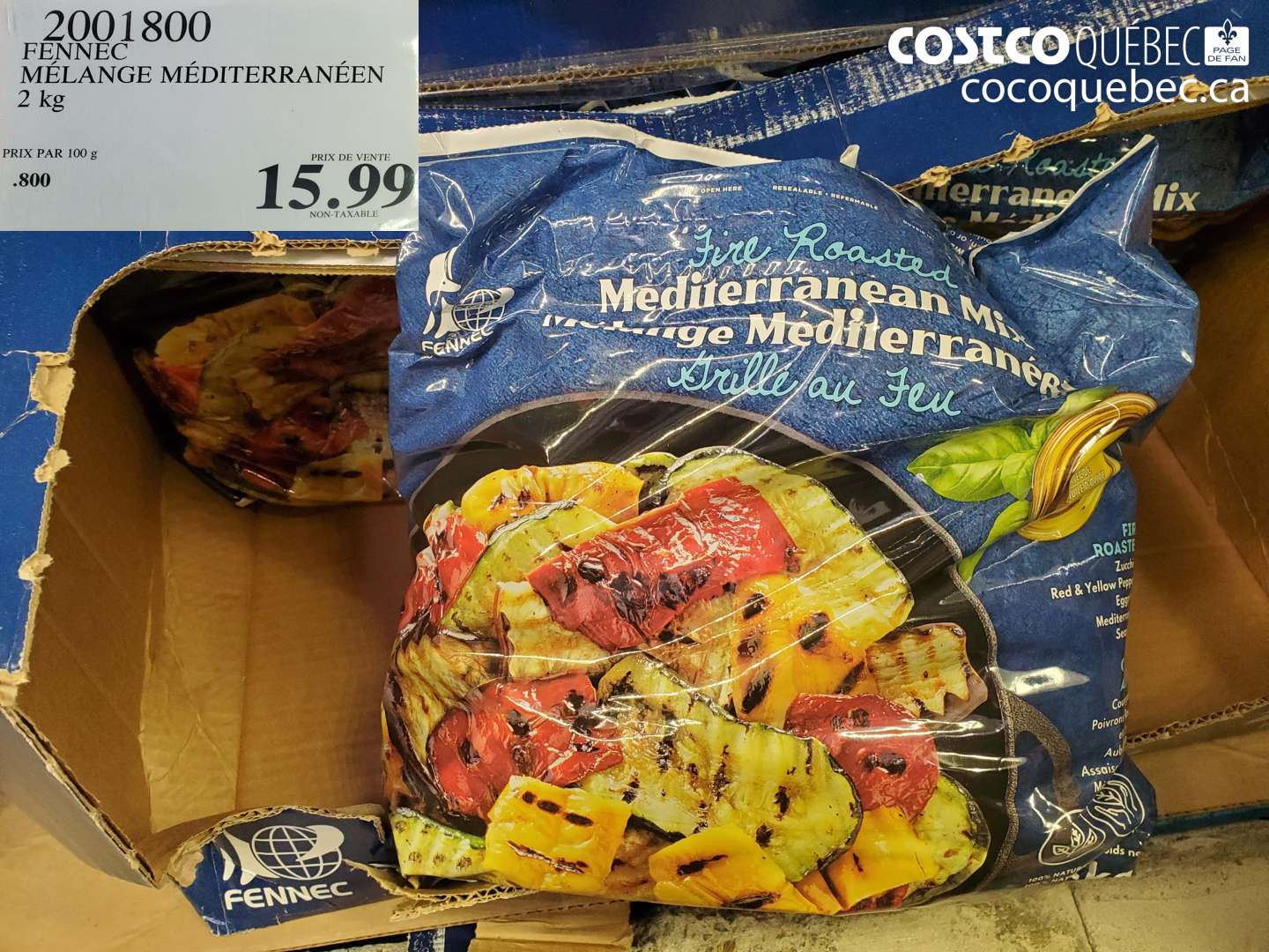 2001800 FENNEC MÉLANGE MÉDITERRANÉEN 2 KG $15.99