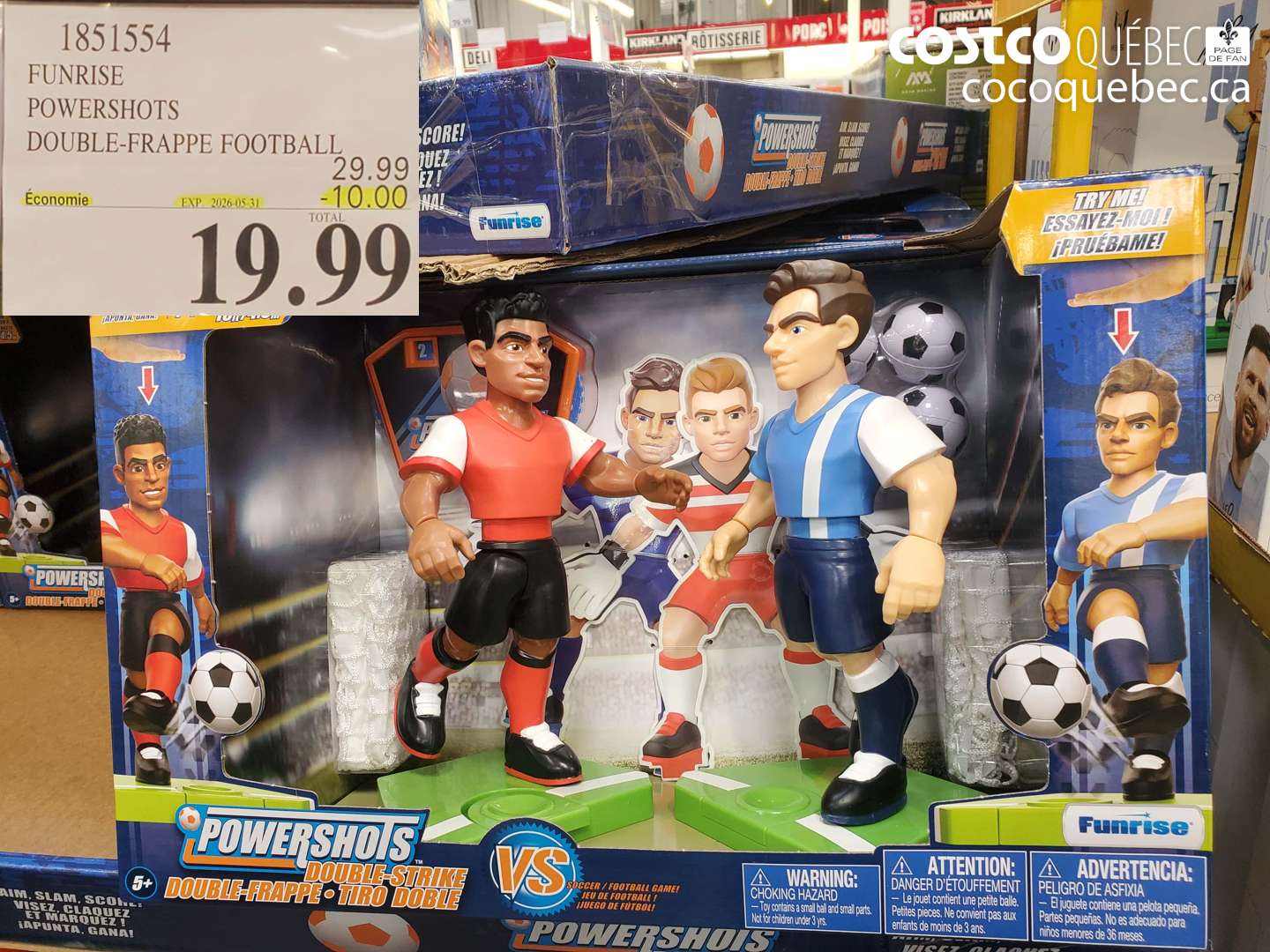 1851554 FUNRISE POWERSHOTS DOUBLE-FRAPPE FOOTBALL ($10.00 INSTANT SAVINGS EXPIRES ON 2026-05-31) $19.99