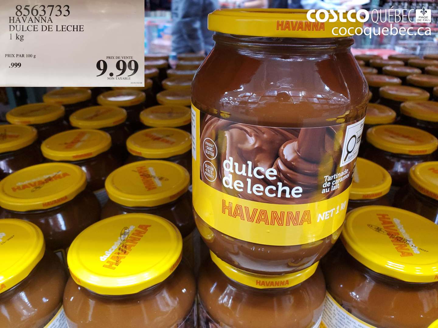 8563733 HAVANNA DULCE DE LECHE 1 KG $9.99