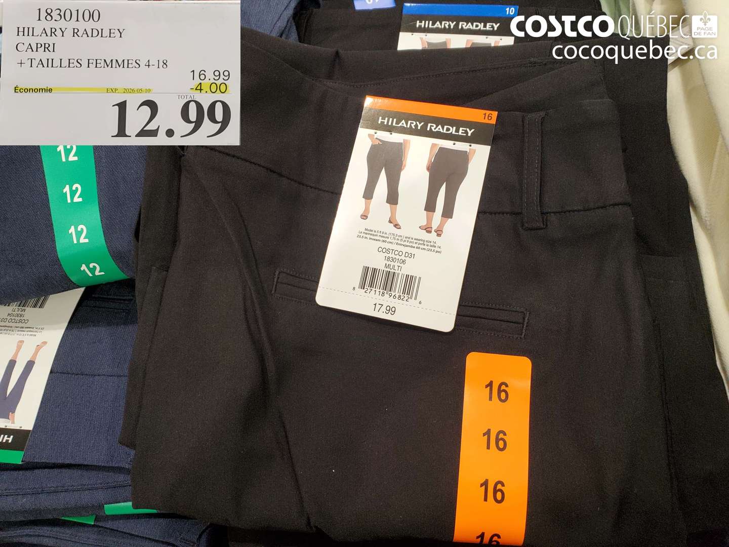 1830100 HILARY RADLEY CAPRI ($4.00 INSTANT SAVINGS EXPIRES ON 2026-05-10) $12.99