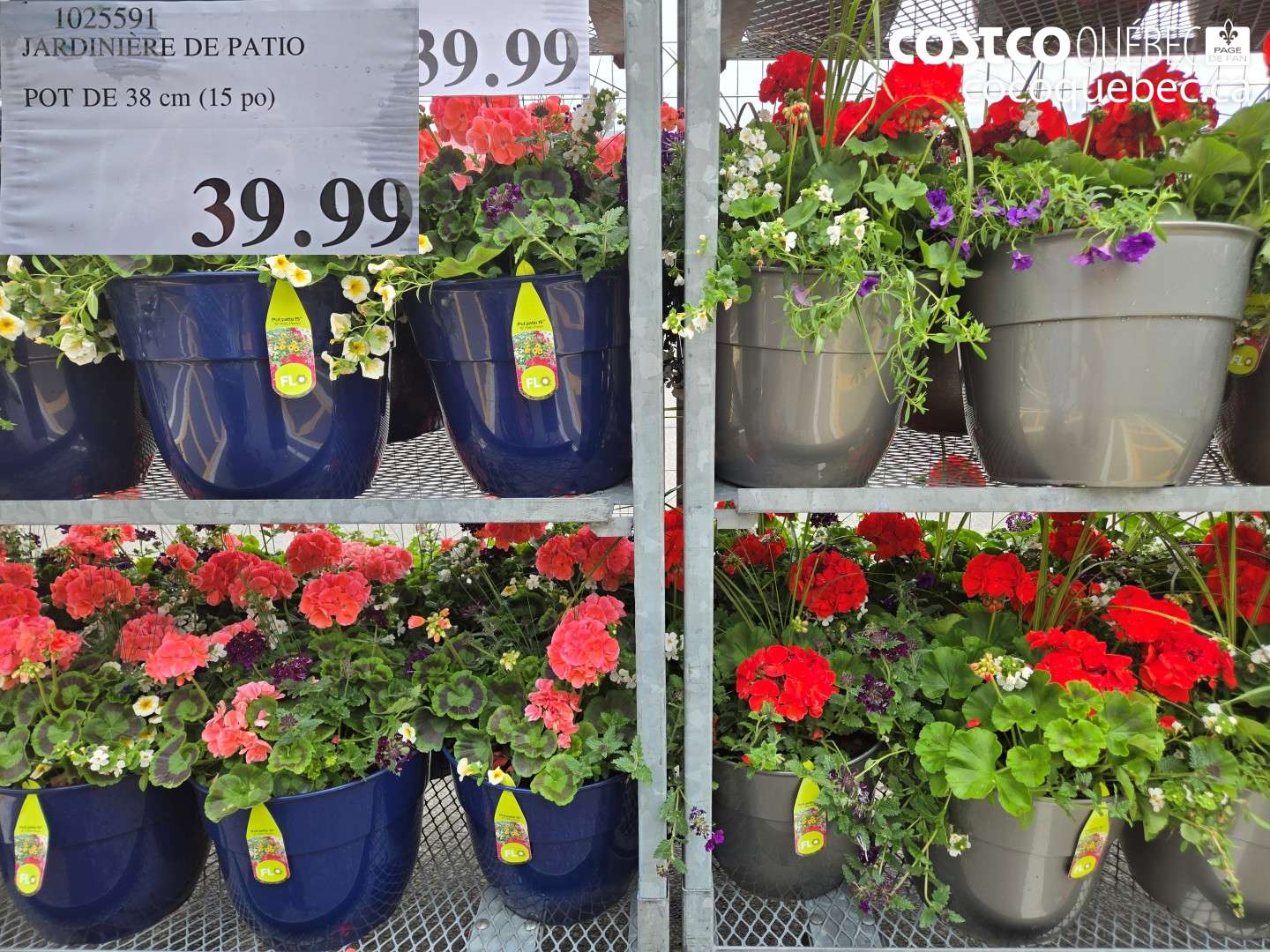 1025591 JARDINIERE DE PATIO POT DE 38 CM (15 PO) $39.99