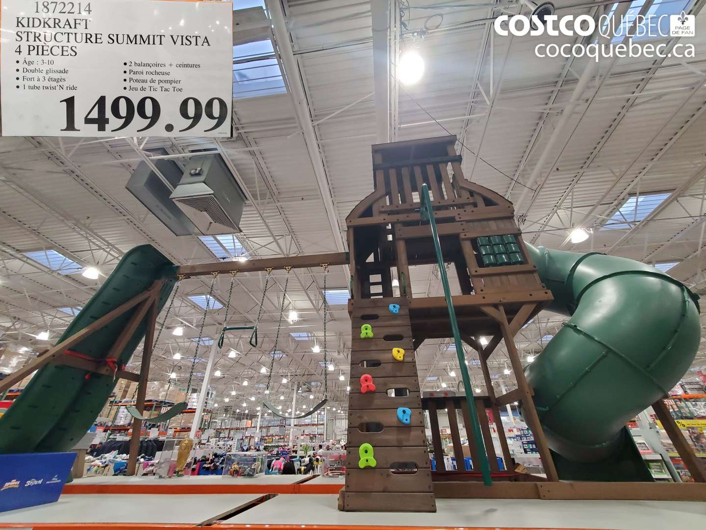 1872214 KIDKRAFT STRUCTURE SUMMIT VISTA 4 PIÈCES $1499.99