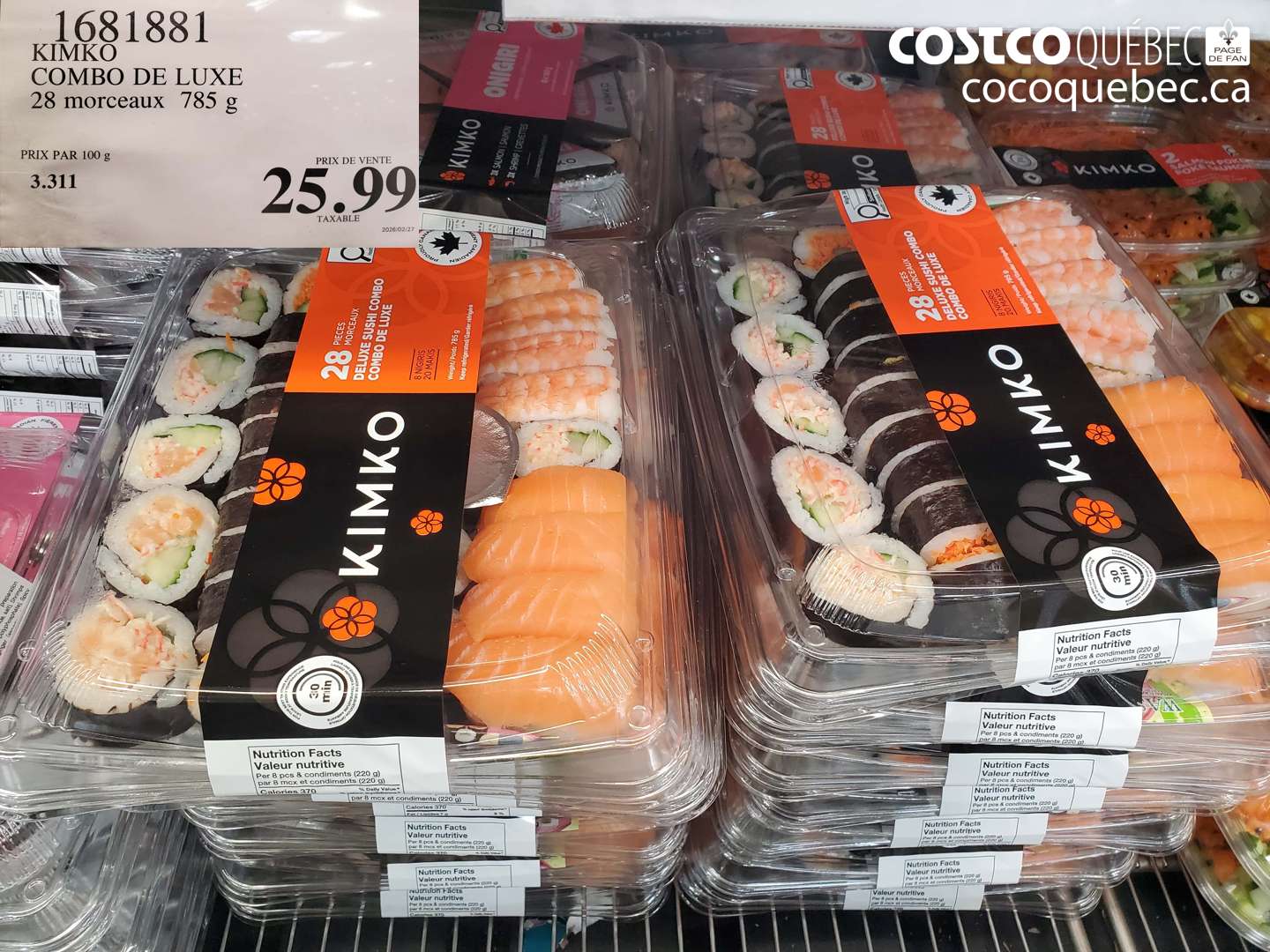 1681881 KIMKO COMBO DE LUXE 28 MORCEAUX 785 G $25.99