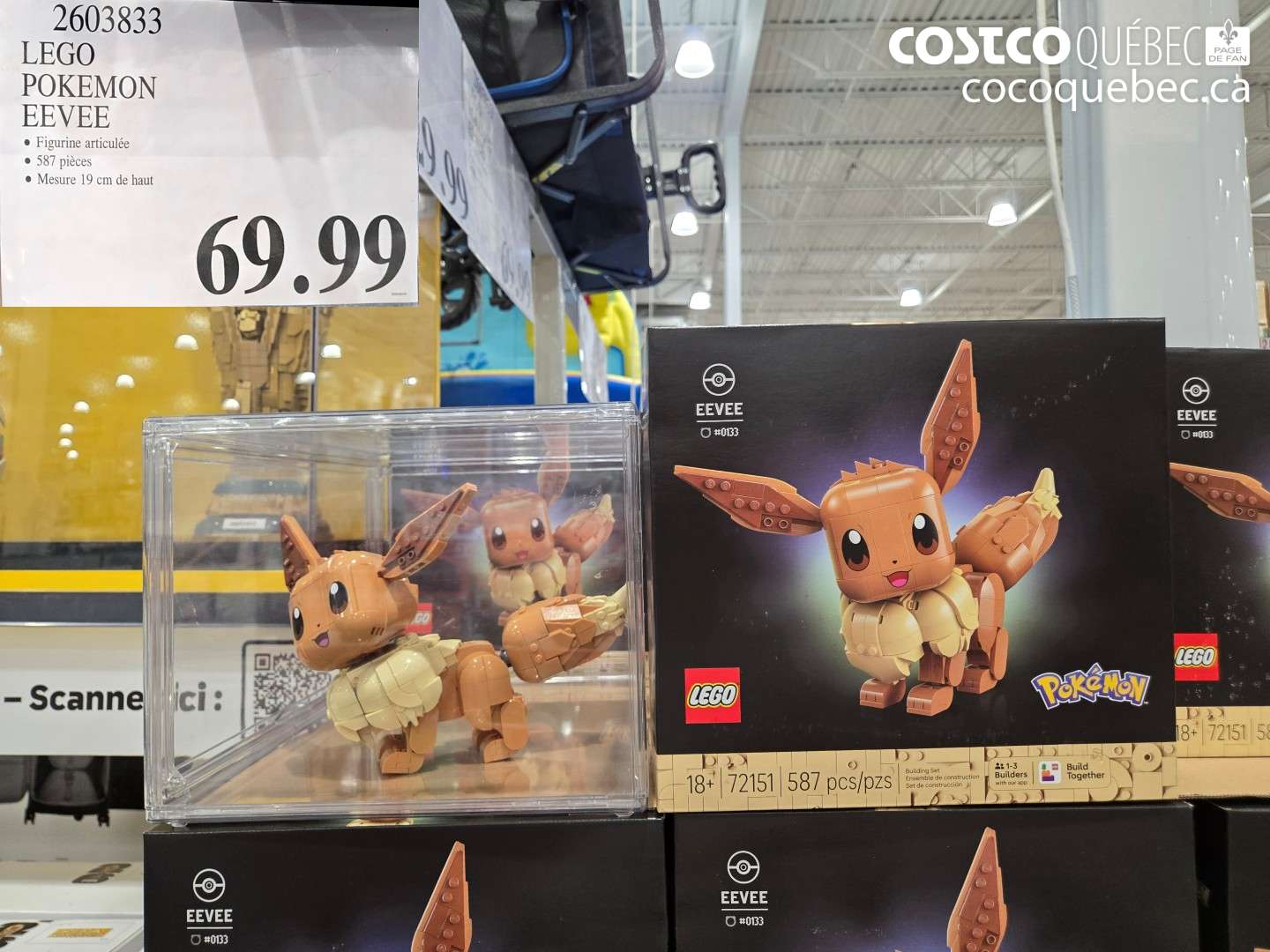 2603833 LEGO POKEMON EEVEE $69.99