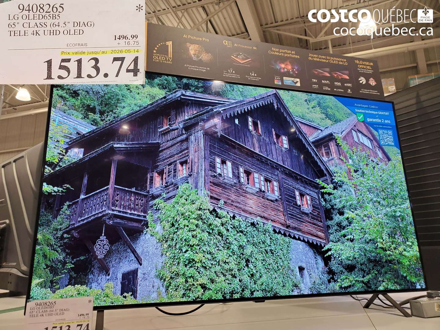 9408265 LG OLED65B5 65