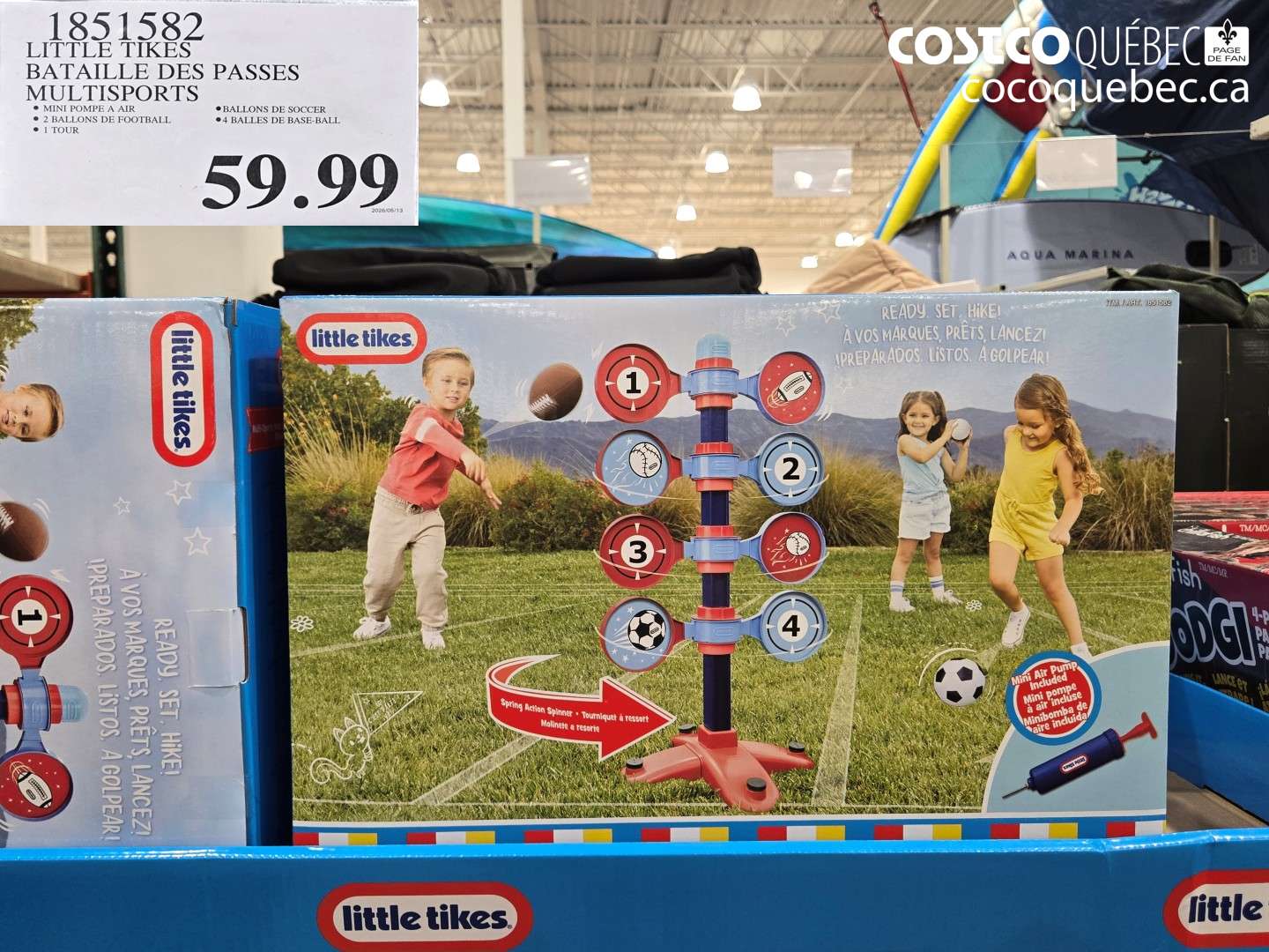 1851582 LITTLE TIKES BATAILLE DES PASSES MULTISPORTS OFF $59.99