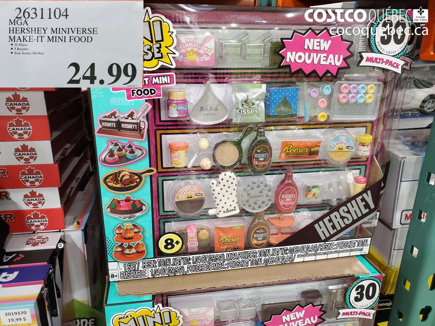 2631104 MGA HERSHEY MINIVERSE MAKE-IT MINI FOOD $24.99