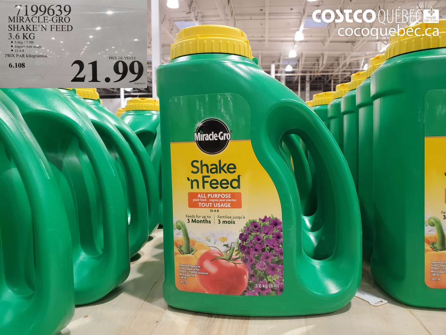 7199639 MIRACLE-GRO SHAKE'N FEED 3.6 KG $21.99