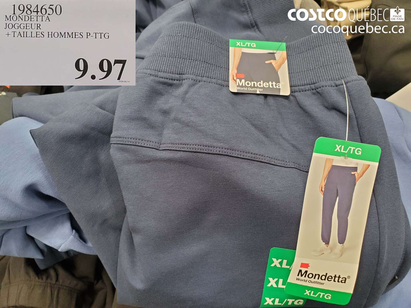1984650 MONDETTA JOGGEUR $9.97