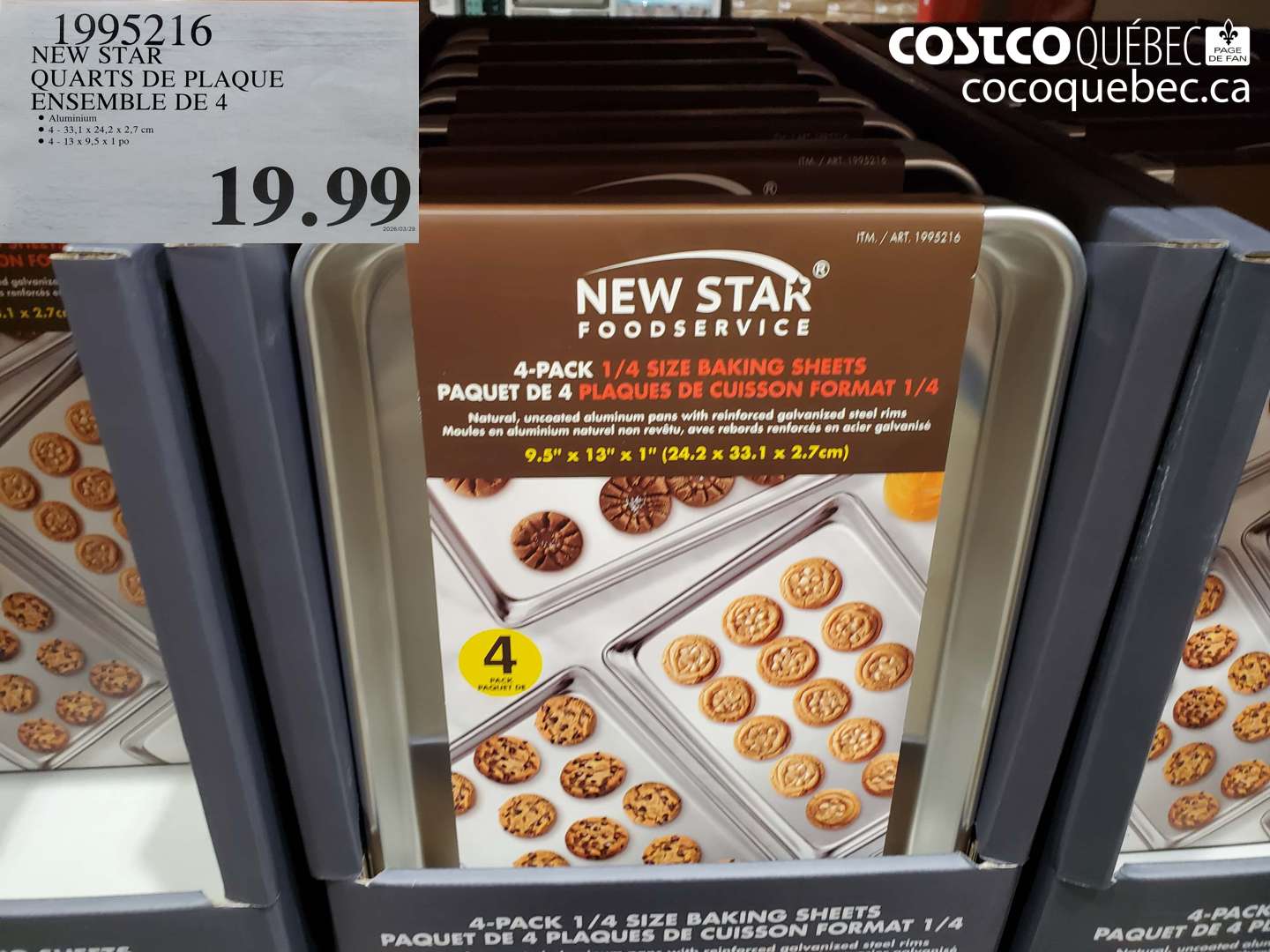 1995216 NEW STAR QUARTS DE PLAQUE ENSEMBLE DE 4 $19.99