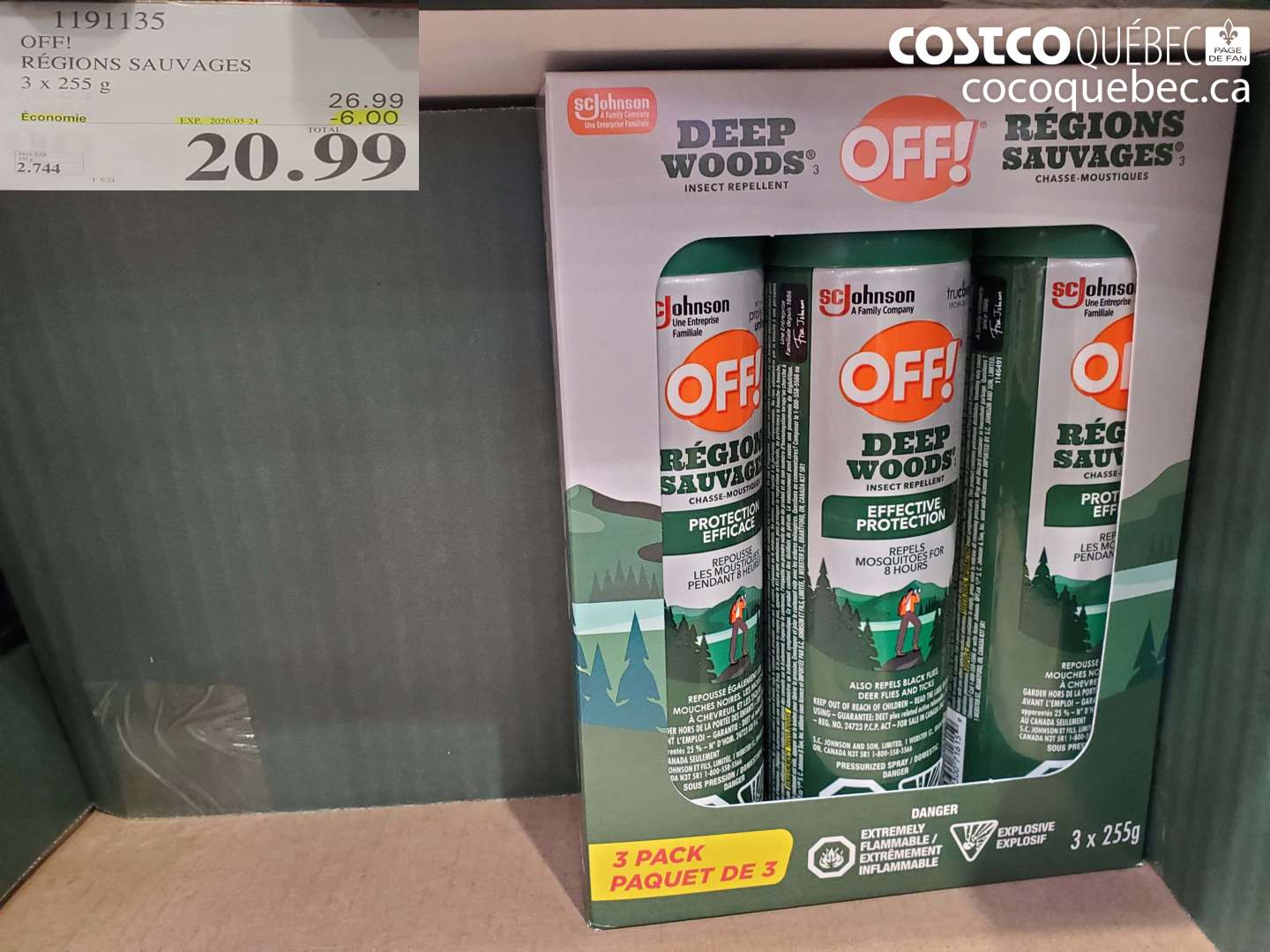 1191135 OFF! RÉGIONS SAUVAGES ($6.00 INSTANT SAVINGS EXPIRES ON 2026-05-24) $20.99