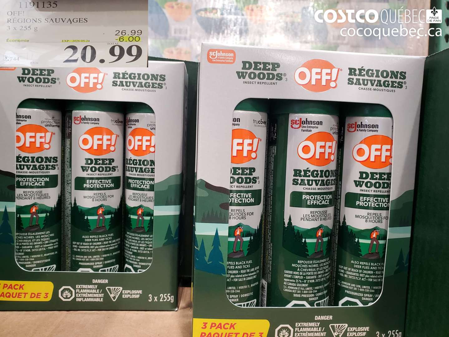 1191135 OFF! RÉGIONS SAUVAGES ($6.00 INSTANT SAVINGS EXPIRES ON 2026-05-24) $20.99