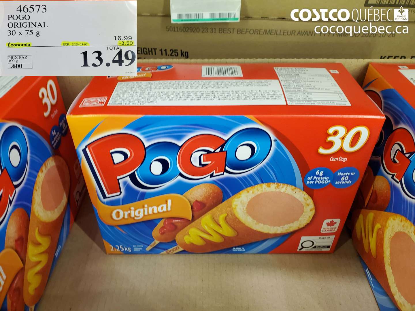 46573 POGO ORIGINAL 30 X 75 G ($3.50 INSTANT SAVINGS EXPIRES ON 2026-05-06) $13.49