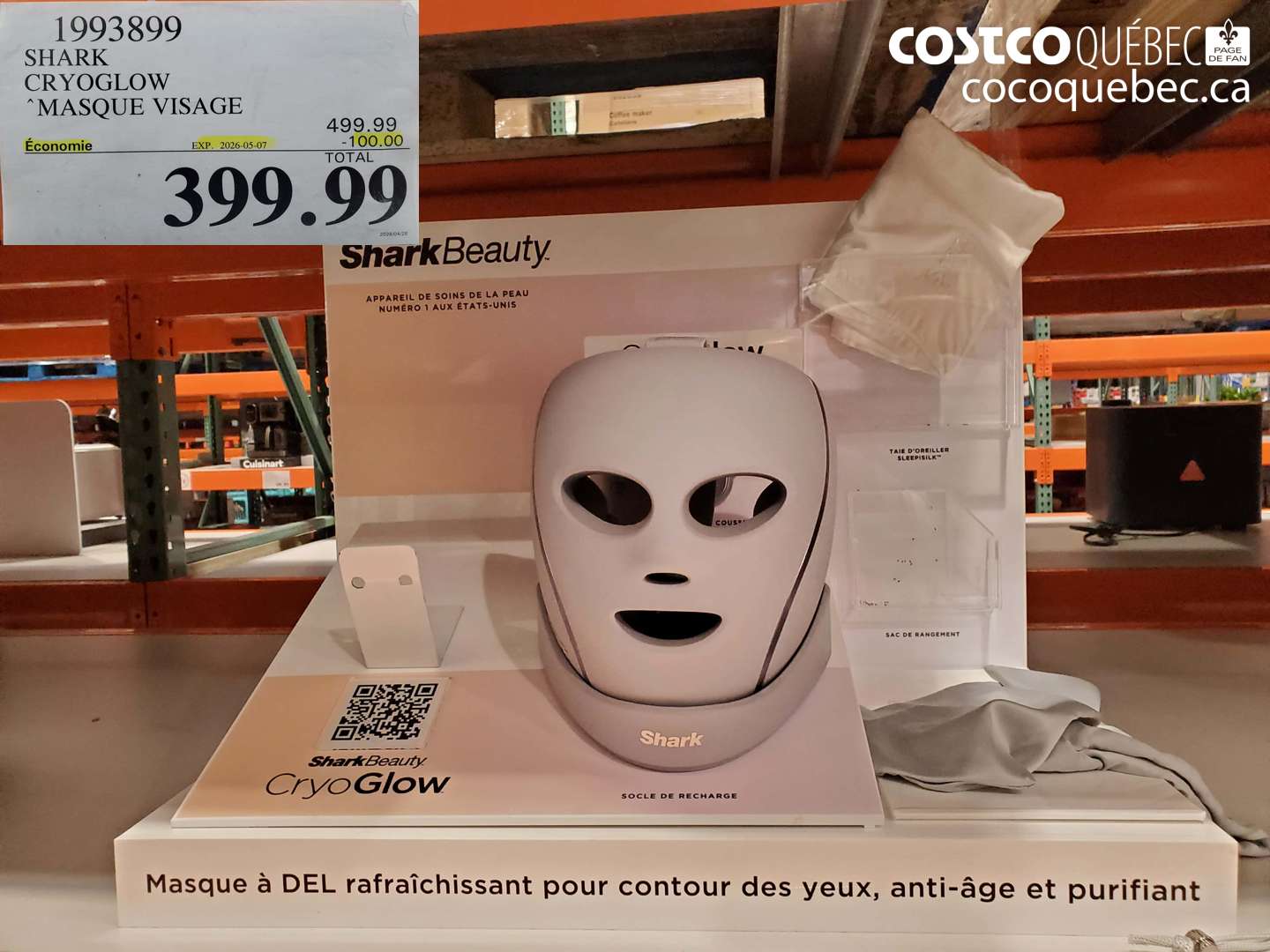 1993899 SHARK CRYOGLOW ($100.00 INSTANT SAVINGS EXPIRES ON 2026-05-07) $399.99