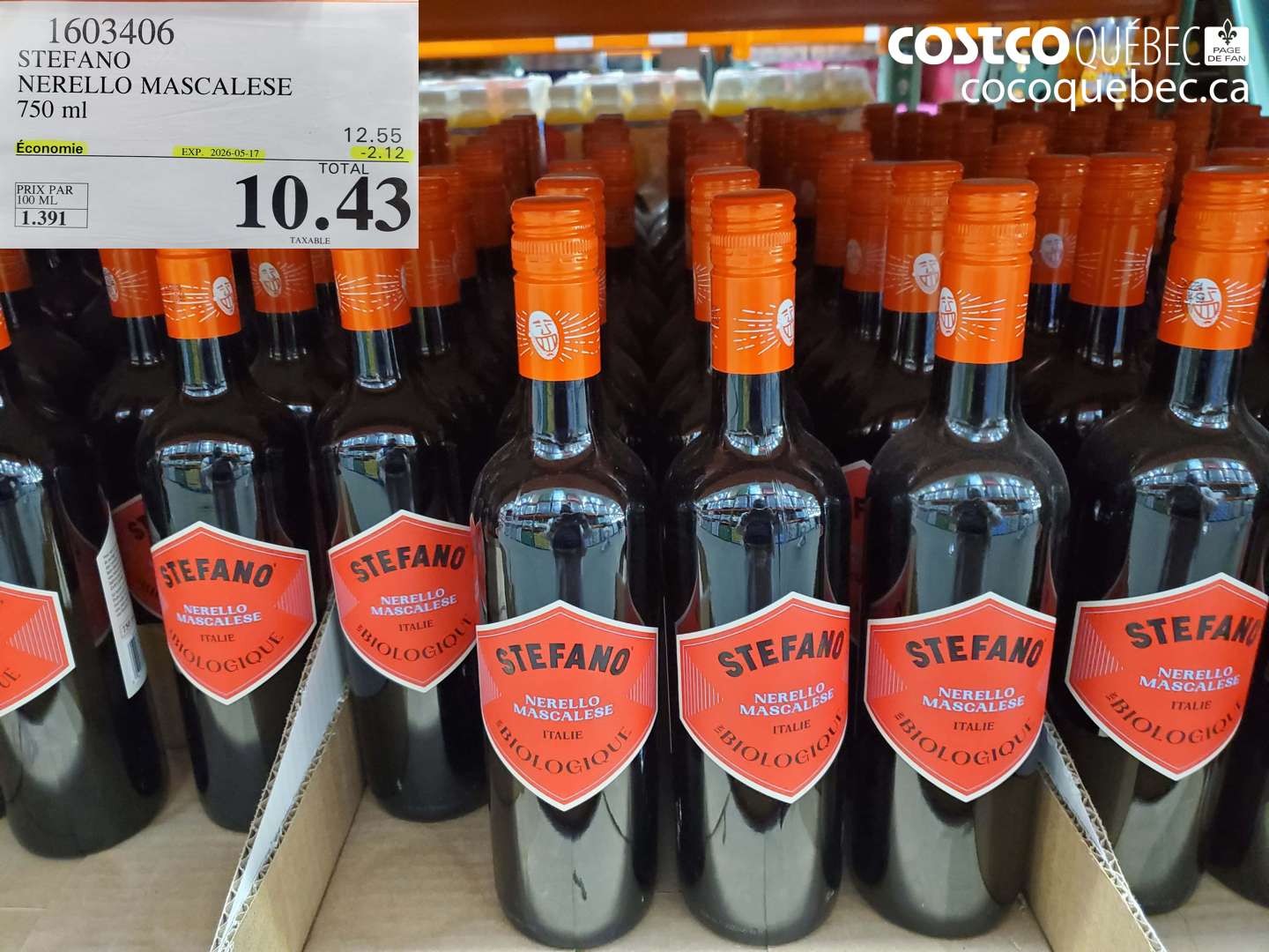 1603406 STEFANO NERELLO MASCALESE ($2.12 INSTANT SAVINGS EXPIRES ON 2026-05-17) $10.43