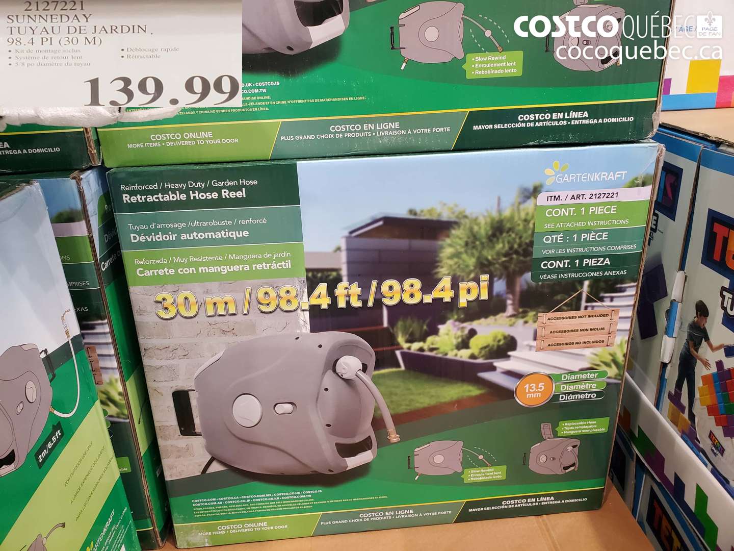 2127221 SUNNEDAY TUYAU DE JARDIN 98.4 PI (30 M) $139.99