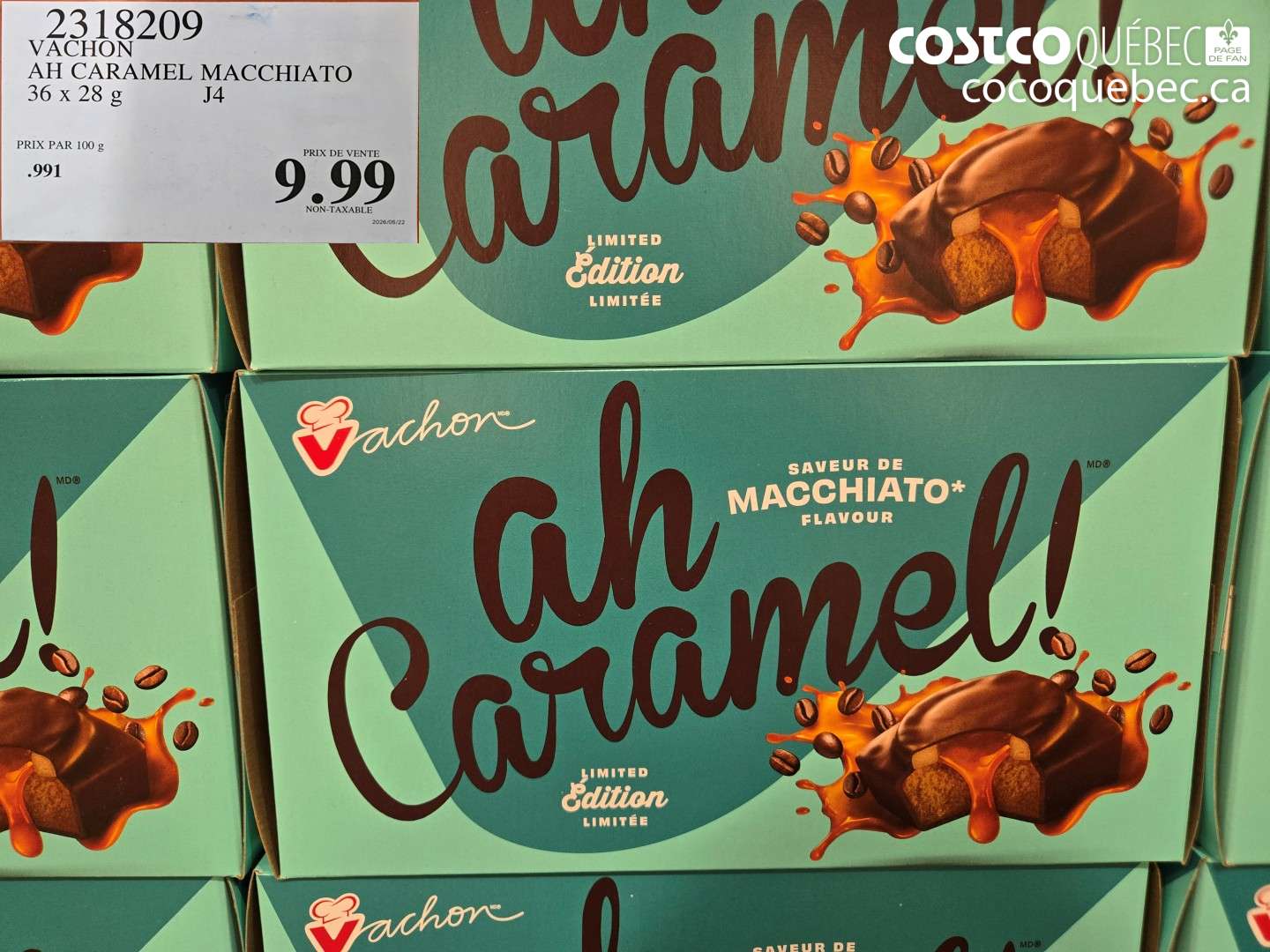 2318209 VACHON AH CARAMEL MACCHIATO $9.99