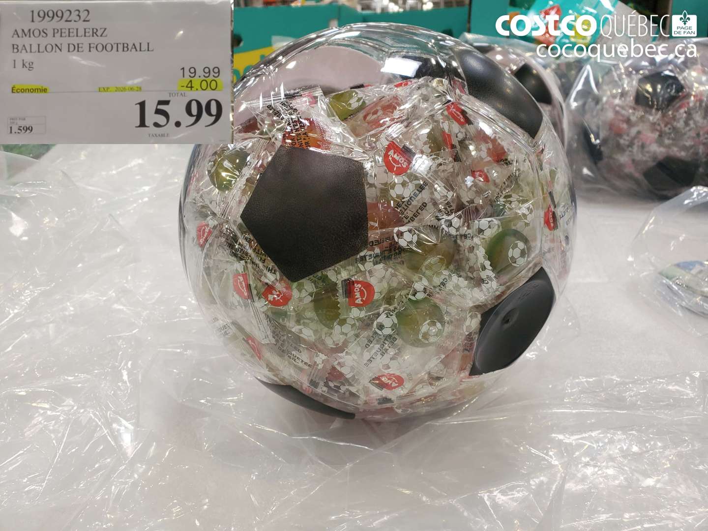 1999232 AMOS PEELERZ BALLON DE FOOTBALL 1 KG ($4.00 INSTANT SAVINGS EXPIRES ON 2026-06-28) $15.99